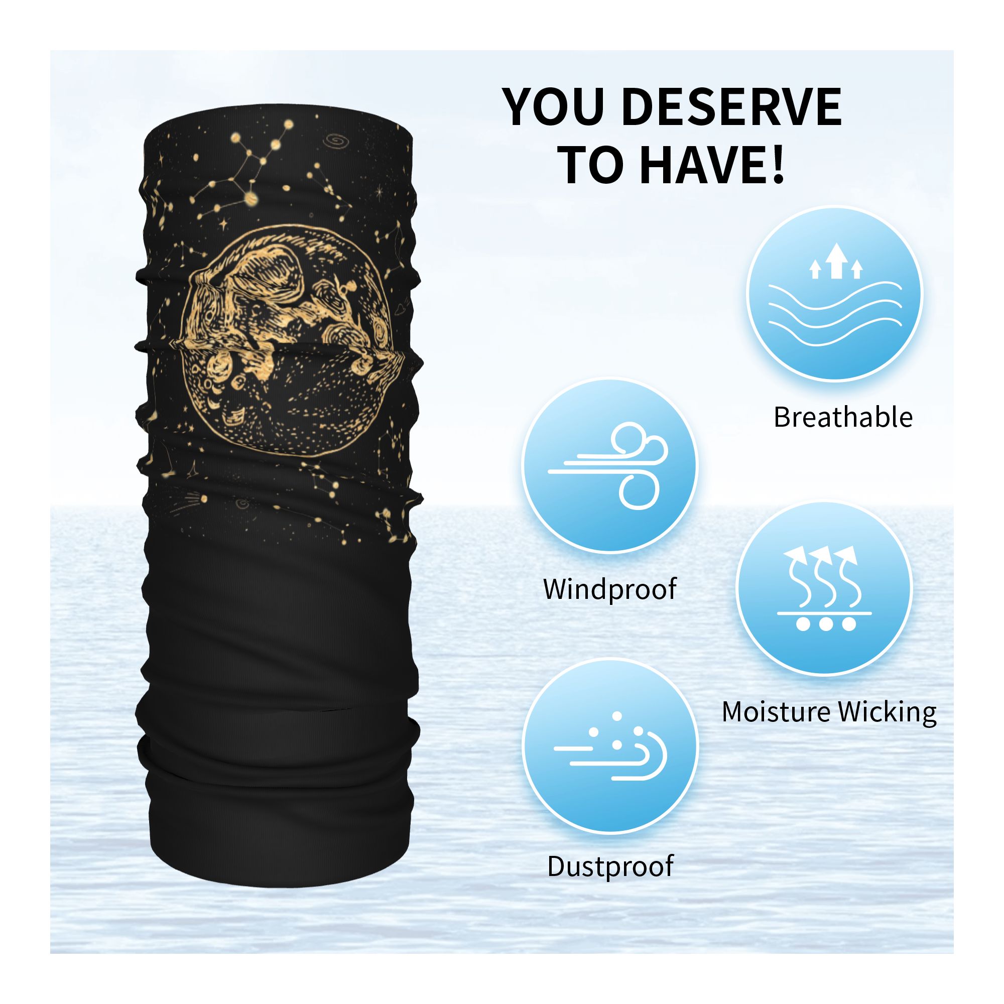 Custom Into The Galaxy Bandana - Neck Gaiter Face Cover recensie en prijs