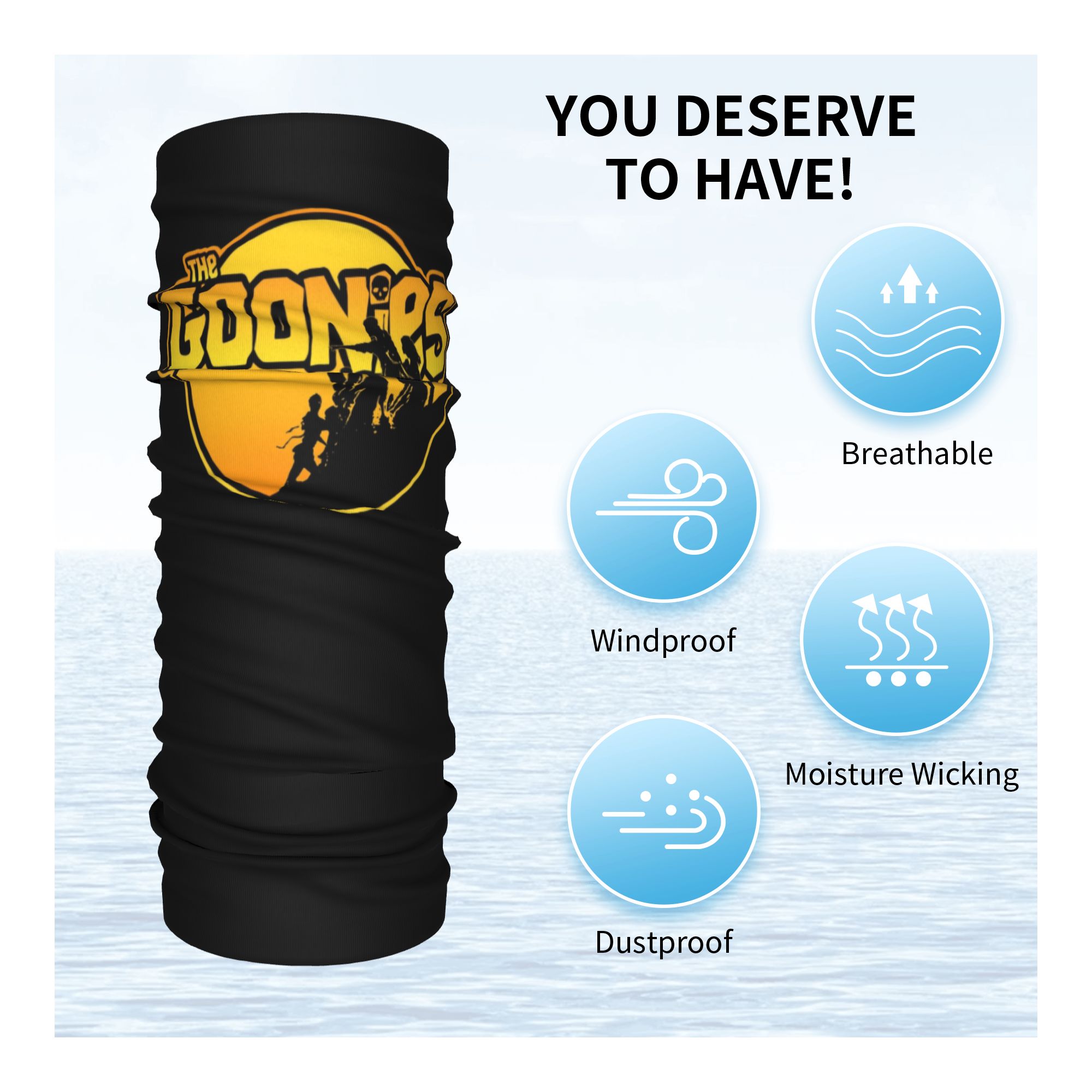Custom The Goonies Bandana Nek - Neck Gaiter Face Cover recensie en prijs