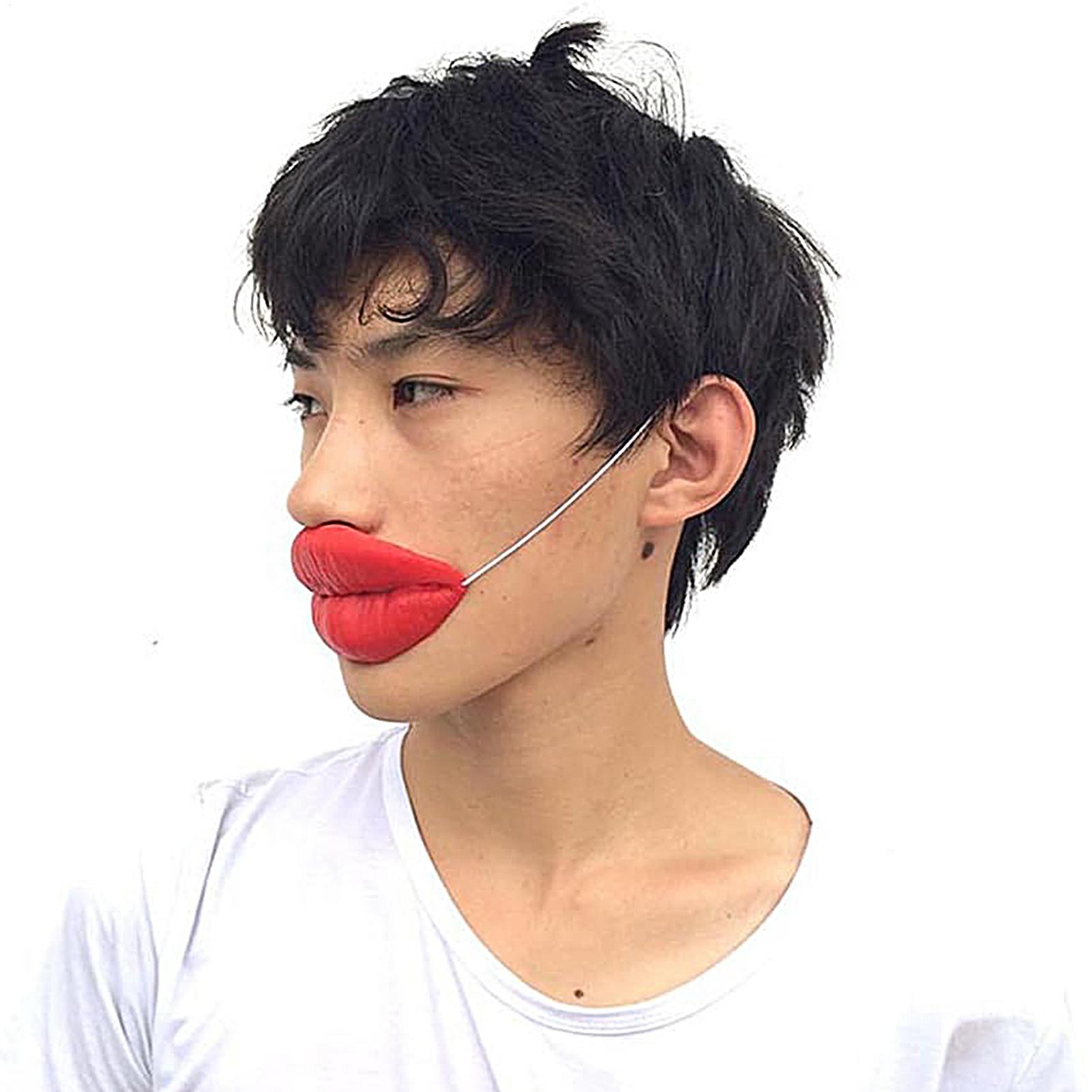 Rode Lippen Gezichtsmaskers Gr - Kids Face Mask recensie en prijs
