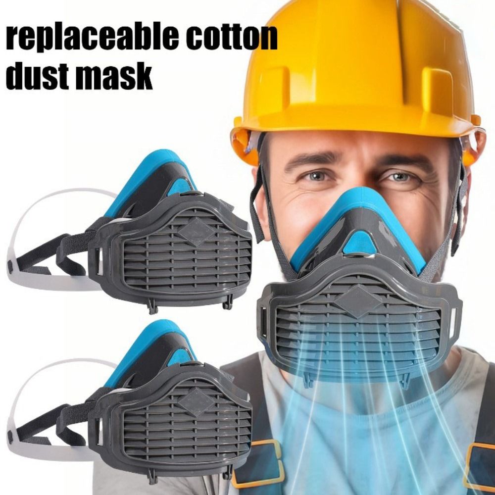 Siliconen stofdicht halfmasker - Respirator Half Face recensie en prijs