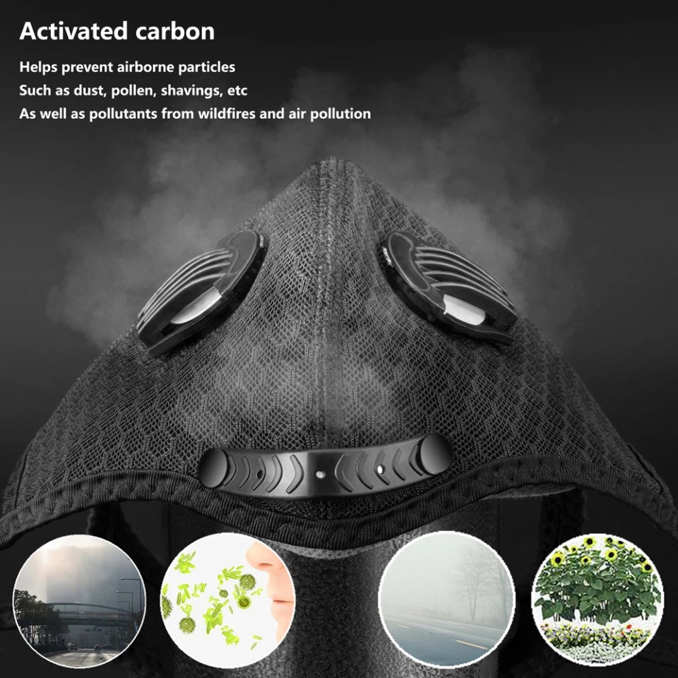 1 STKS Fietsmasker met actief  - Anti Pollution Mask recensie en prijs